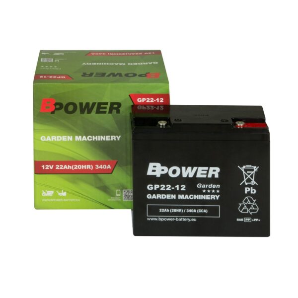 Akumulator Bpower Garden GP 22-12 12V 22Ah - obrazek 2