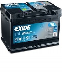 Akumulator Exide EFB EL700 12V 70Ah 760A
