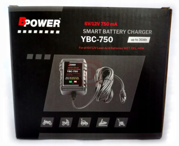 Ładowarka akumulatorów Bpower YBC 750 6V/12V
