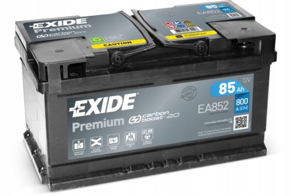 Akumulator Exide Premium EA852 12V 85Ah 800A Carbon Boost