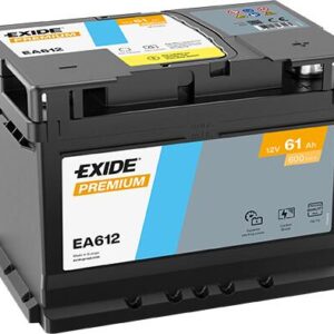 Akumulator Exide Premium EA612 12V 61Ah 600A Carbon Boost