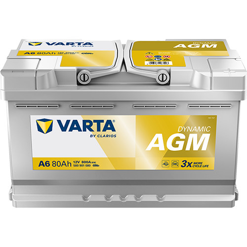 Akumulator Varta AGM A6 12V 80Ah 800A