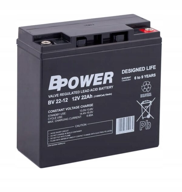 Akumulator Bpower BV 22-12 12V 22Ah