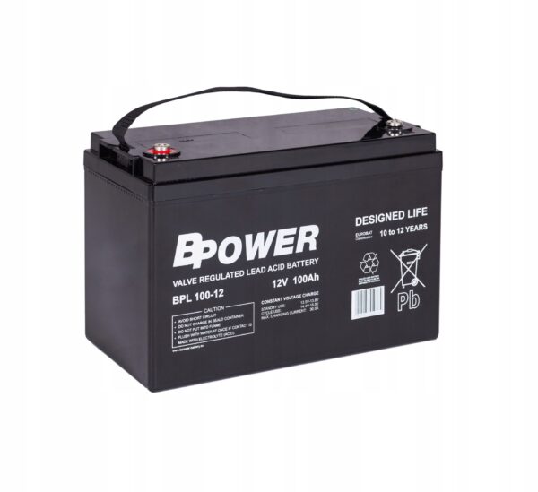 Akumulator Bpower BPL 100-12 12V 100Ah AGM