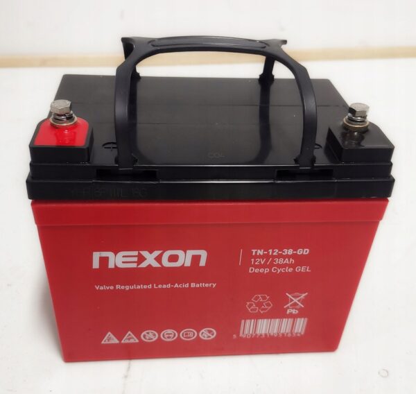 Akumulator żelowy Nexon Deep Cycle GEL 12V 38Ah - obrazek 2