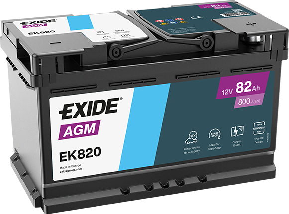 Akumulator Exide AGM EK820 12V 82Ah (następca EK800)
