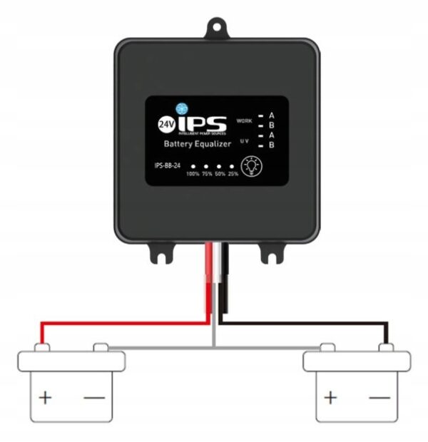 Balanser napięcia akumulatorów IPS-BB-24-LED 24V - obrazek 2