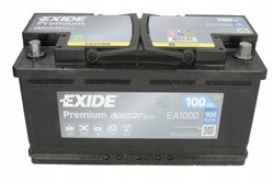 Akumulator Exide Premium EA1000 12V 100Ah 900A Carbon Boost