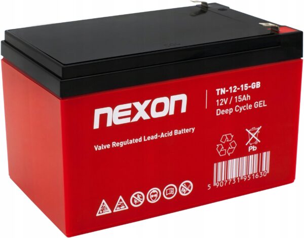Akumulator żelowy Nexon Deep Cycle GEL 12V 15Ah