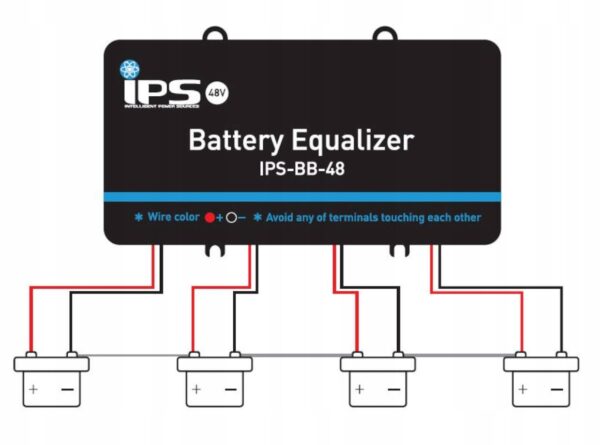 Balanser równomiernego napięcia akumulatorów 48V IPS-BB-48 - obrazek 2