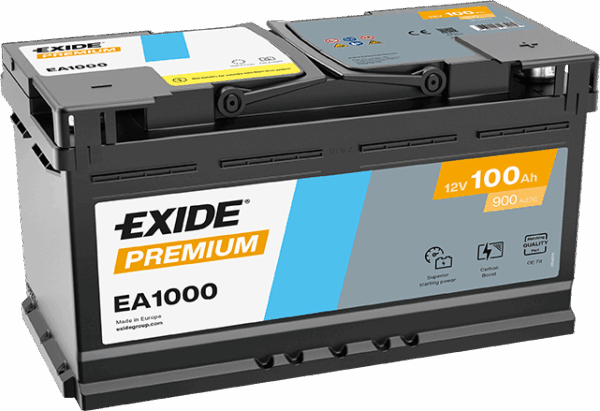 Akumulator Exide Premium EA1000 12V 100Ah 900A Carbon Boost