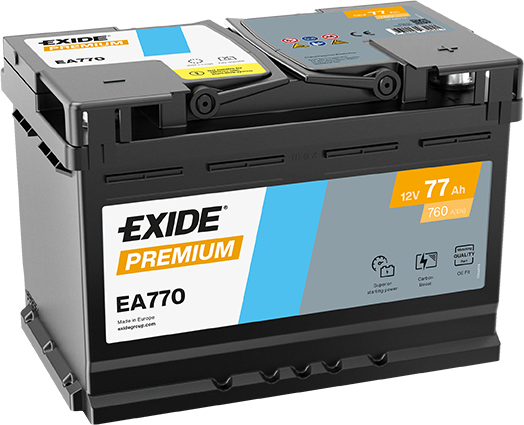 Akumulator Exide Premium EA770 12V 77Ah 760A Carbon Boost