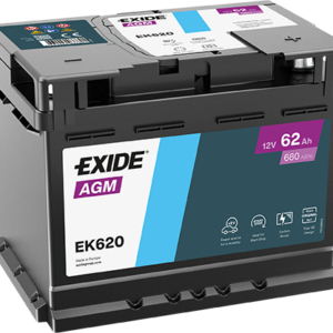 Akumulator Exide AGM EK620 12V 62Ah 680A ( następca modelu EK600)