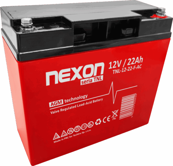 Akumulator Nexon TNL 12-22-F-AC 12V 22Ah AGM
