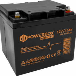 Akumulator Powerbox TPL 12-45 12V 45Ah AGM