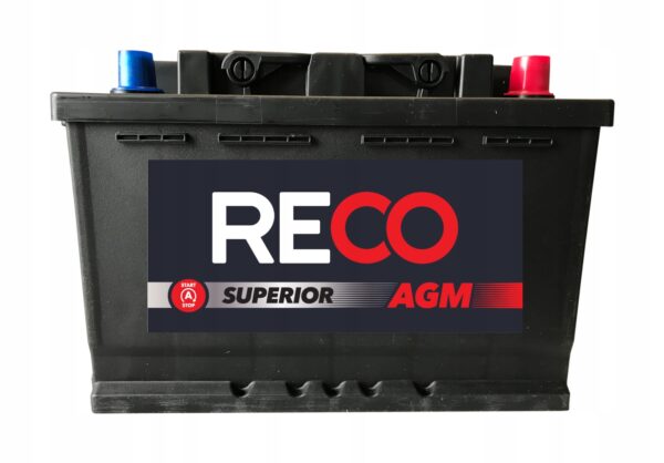 Akumulator Reco AGM 12V 70Ah 760A  RA57076 - obrazek 2