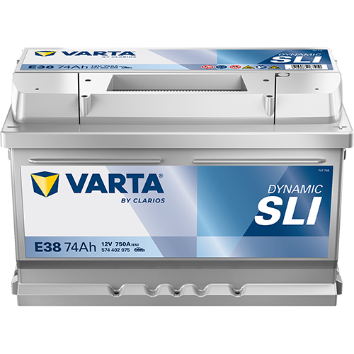 Akumulator Varta Sliver Dynamic E38 12V 74Ah 750A