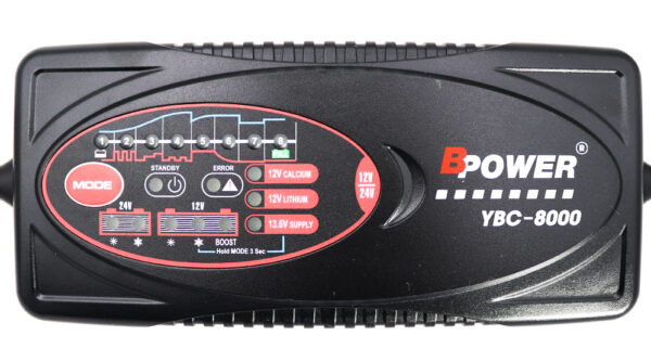 Ładowarka akumulatorów Bpower YBC 8000 12V 8A  24V 4A