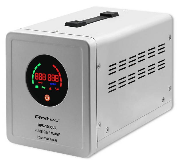 Zasilacz awaryjny Qoltec  1000Va/700W model 50717