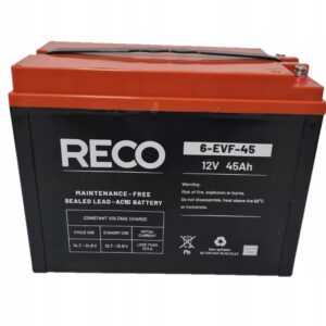 Akumulator Reco 6-EVF-45 12V 45Ah  do Micro car