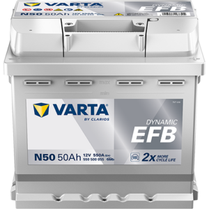 Akumulator Varta Dynamic EFB N50 12V 50Ah 550A