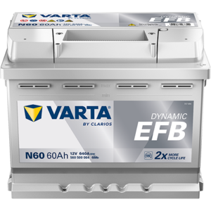 Akumulator Varta Dynamic EFB N60 12V 60Ah 640A