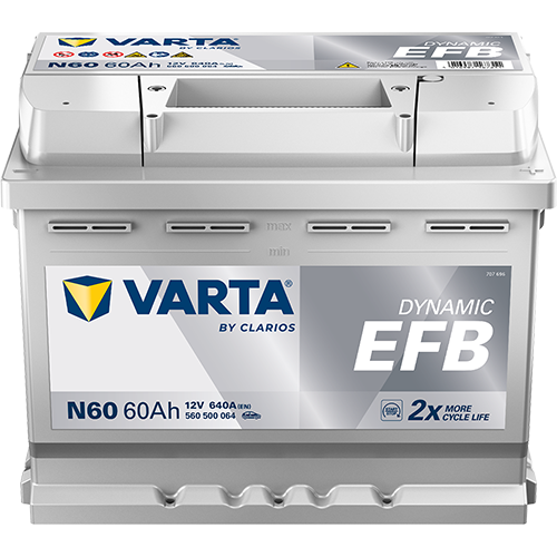 Akumulator Varta Dynamic EFB N60 12V 60Ah 640A