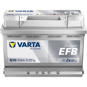 Akumulator Varta Dynamic EFB N70 12V 70Ah 760A